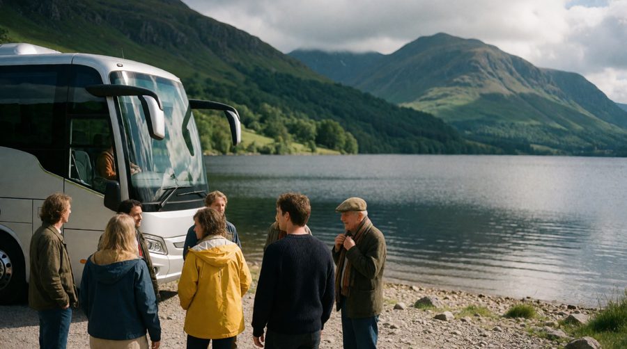 Escorted coach tours pick you up near home, so a solo trip to the Scottish lochs needs no driving