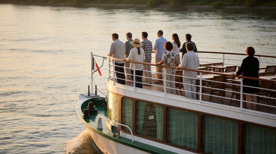 River cruises suit solo travellers because the scenery changes every day without packing