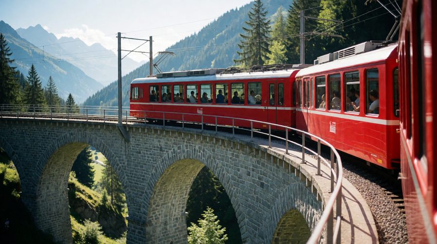 The Best of Switzerland tour rides the Glacier Express, Bernina and Golden Pass lines over eight days